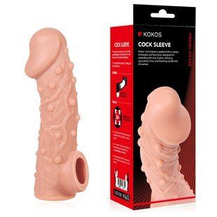 Насадка на член Kokos Cock Sleeve CS 002 L реальная фотография