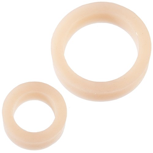 Набір ерекційних кілець Doc Johnson Platinum Premium Silicone — The C-Rings — White жива фотографія