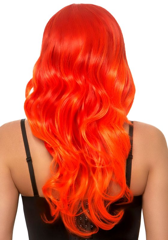 Руда перука омбре Leg Avenue Ombre long wavy wig, довга, локони, 61 см жива фотографія