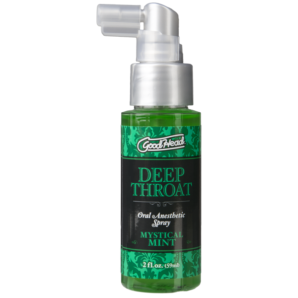 Спрей для мінету Doc Johnson GoodHead DeepThroat Spray - Mystical Mint 59 мл для глибокого мінету жива фотографія