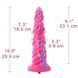 Фаллоимитатор для секс-машин Hismith Awl Shape Silicone Dildo Monster Series, крепление KlicLok