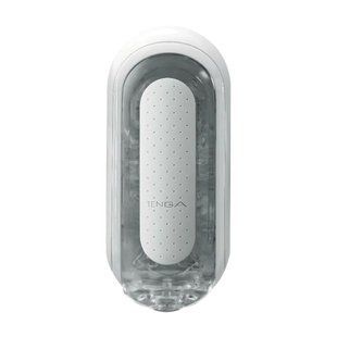 Мастурбатор Tenga Flip Zero White, изменяемая интенсивность стимуляции, раскладной реальная фотография