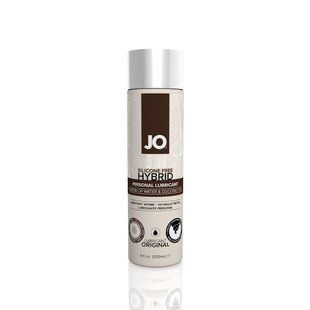 Змазка-крем з кокосовою олією JO Coconut Hybrid ORIGINAL (120 мл) біла жива фотографія