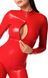 Комбінезон Noir Handmade F353 Red powerwetlook overall - S