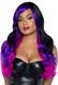 Leg Avenue Allure Multi Color Wig Black/Purple