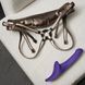 Вібронасадка для страпону з вакуумною стимуляцією Strap-On-Me Multi Orgasm Dildo S Purple