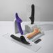 Вібронасадка для страпону з вакуумною стимуляцією Strap-On-Me Multi Orgasm Dildo S Purple
