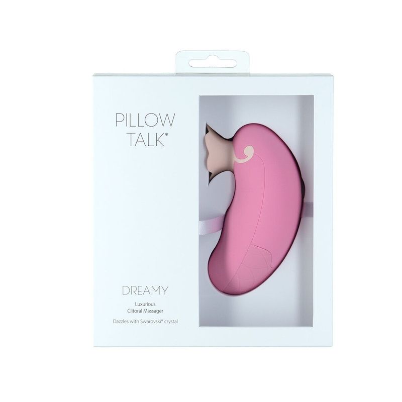 Розкішний вакуумний кліторальний стимулятор Pillow Talk - Dreamy Pink із кристалом Swarovski жива фотографія