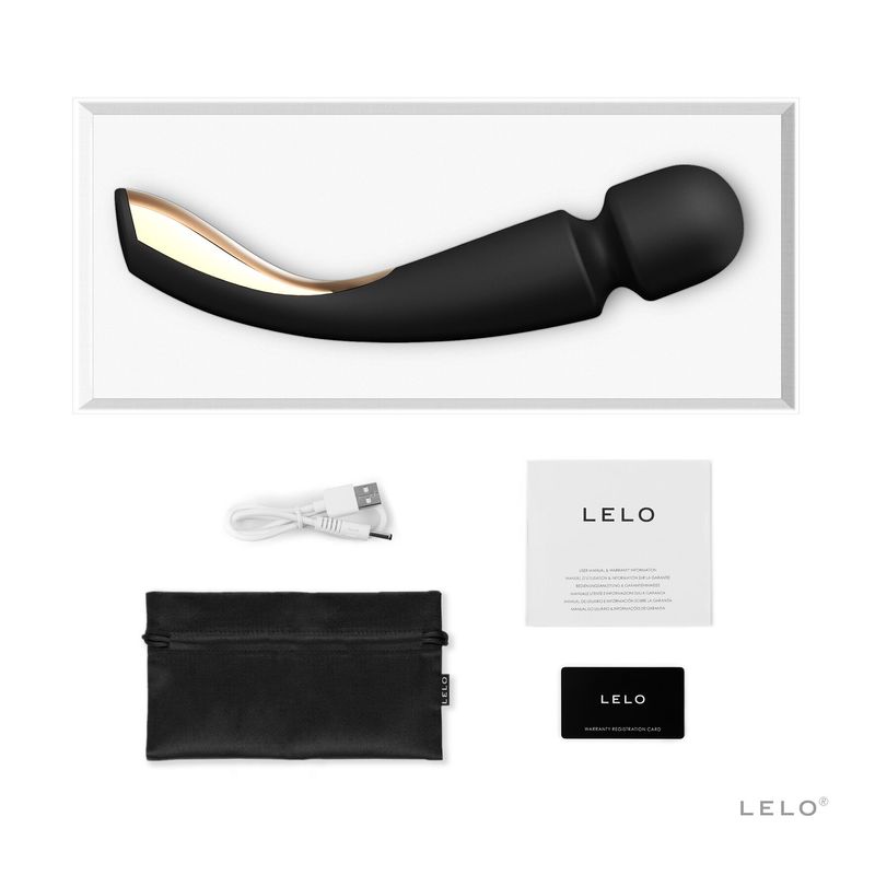 Вібромасажер LELO Smart Wand 2 Medium Black жива фотографія