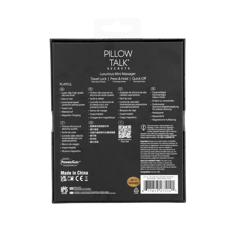Кліторальний вібратор Pillow Talk Secrets - Playful - Clitoral Vibrator, гнучкі "вушка" жива фотографія