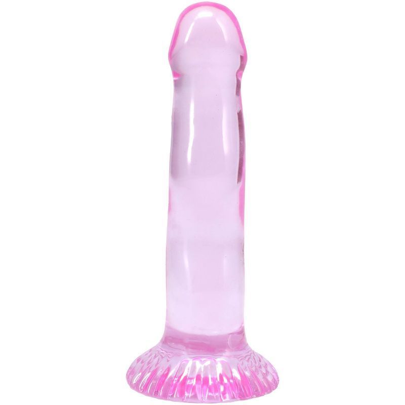 Набір фалоімітаторів Doc Johnson Crystal Jellies - Dong Starter Set - Purple, Pink, Green жива фотографія