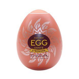 Мастурбатор-яйце Tenga Egg Shiny II, щільний TPE, пробник лубриканту 5 мл жива фотографія