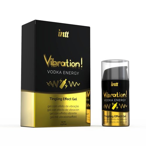 Рідкий вібратор Intt Vibration Vodka (15 мл), густий гель, дуже смачний, діє до 30 хвилин жива фотографія