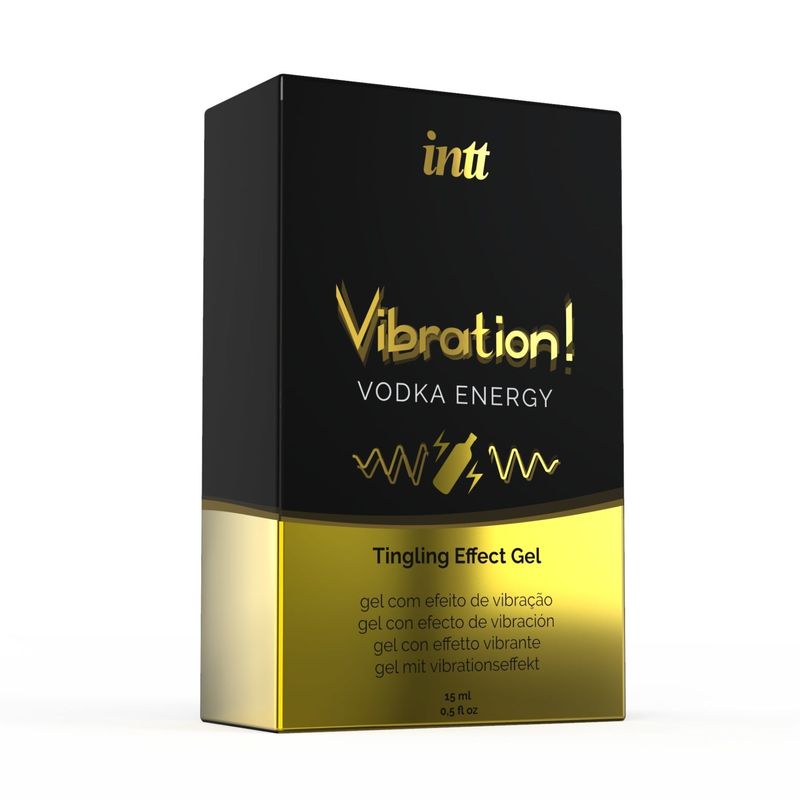 Жидкий вибратор Intt Vibration Vodka (15 мл), густой гель, очень вкусный, действует до 30 минут реальная фотография