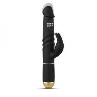 Вібратор Dorcel Furious Rabbit 2.0 зі зворотно-поступальними рухами головки, перезаряджуваний жива фотографія