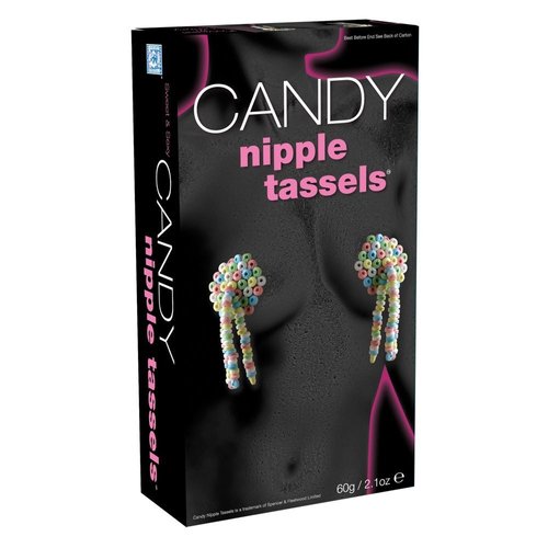 Съедобные пэстис Candy Nipple Tassels (60 гр) реальная фотография