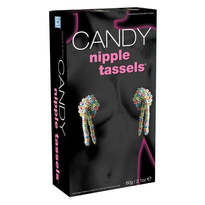 Съедобные пэстис Candy Nipple Tassels (60 гр) жива фотографія