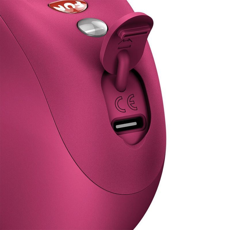 Вакуумный стимулятор Fun Factory MEA Wine Red, уникальные режимы, функция посторгазм реальная фотография