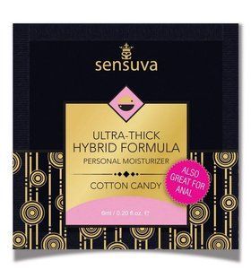 Пробник Sensuva - Ultra-Thick Hybrid Formula Cotton Candy (6 мл) жива фотографія