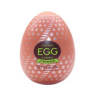 Мастурбатор-яйце Tenga Egg Combo, щільний TPE, пробник лубриканту 5 мл жива фотографія