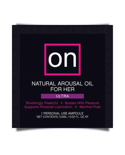 Пробник возбуждающего масла Sensuva - ON Arousal Oil for Her Ultra (0,5 мл) реальная фотография