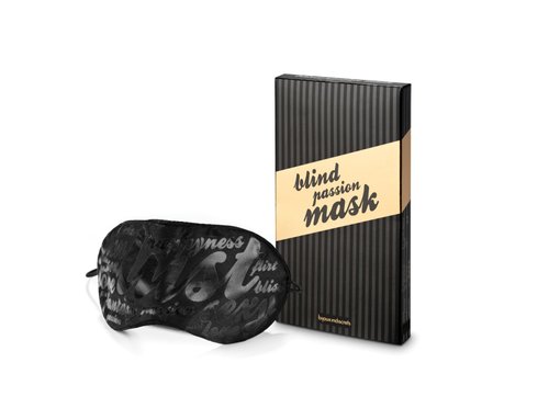 Маска нежная на глаза Bijoux Indiscrets - Blind Passion Mask в подарочной упаковке реальная фотография