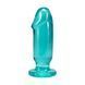 Набор анальных пробок Doc Johnson Crystal Jellies - Anal Starter Kit- Teal