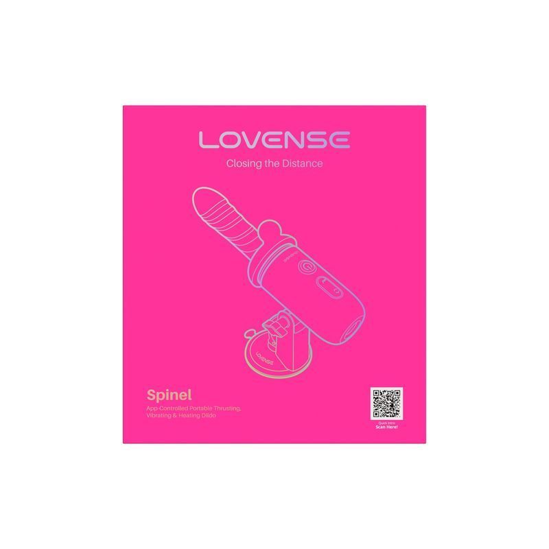 Смарт-мини секс-машина Lovense Spinel имитация фрикций, подогрев, 3 насадки, на присоске реальная фотография