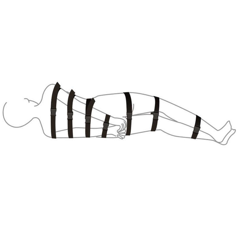 Ремни для бондажа Art of Sex - BDSM Bondage Black Night Simple реальная фотография