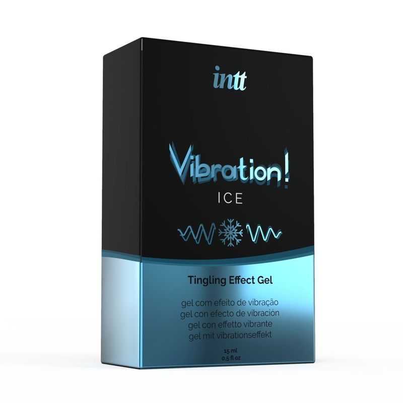 Жидкий вибратор Intt Vibration Ice (15 мл), густой гель, очень необычный, действует до 30 минут реальная фотография