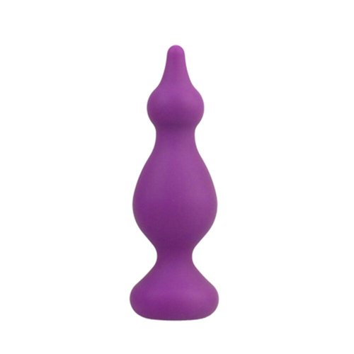 Анальная пробка Adrien Lastic Amuse Medium Purple (M) с двумя переходами, макс. диаметр 3,6 см реальная фотография