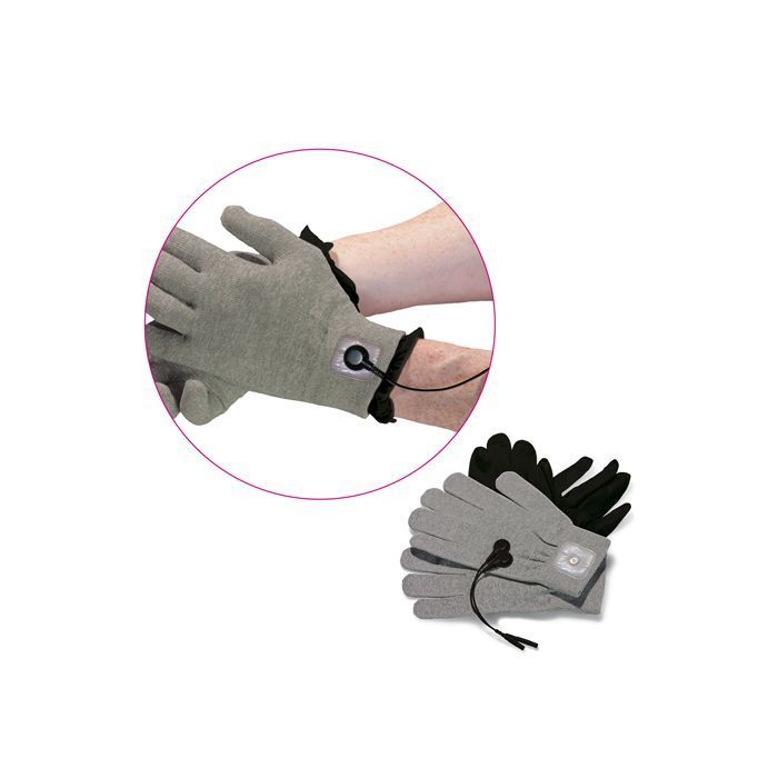 Перчатки для электростимуляции Mystim Magic Gloves, очень нежное воздействие реальная фотография
