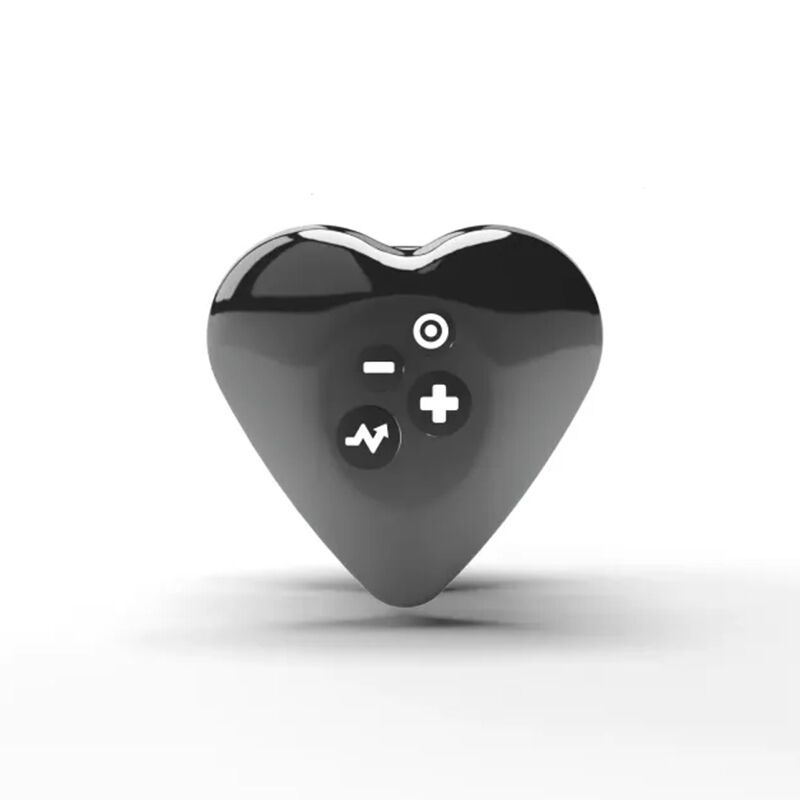 Вібратор для клітора з електростимуляцією Mystim Heart's Desire Black Edition жива фотографія