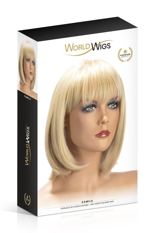 Парик World Wigs CAMILA MID-LENGTH BLONDE реальная фотография