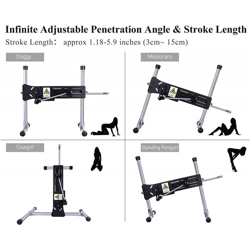 Секс-машина Hismith AK-01 Sex Machine з фалоімітатором жива фотографія