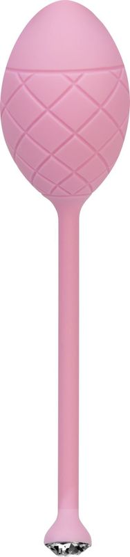 Роскошные вагинальные шарики PILLOW TALK - Frisky Pink с кристаллом, диаметр 3,2см, вес 49-75гр реальная фотография