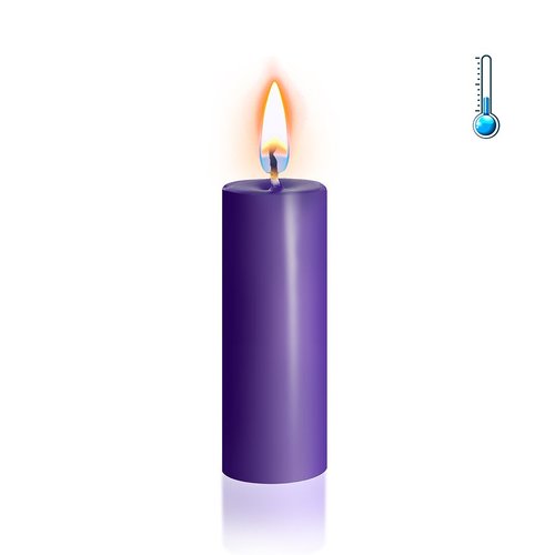 Фіолетова воскова свічка Art of Sex низькотемпературна S 10 см жива фотографія