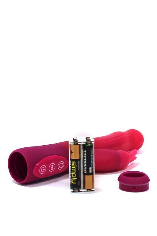 Вібратор-кролик Dorcel Baby Rabbit Pink з перлинним масажем і головкою, що обертається жива фотографія