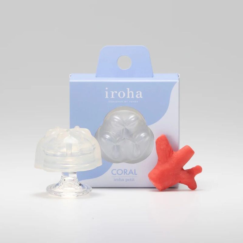 Стимулятор для ерогенних зон IROHA Petit &ndash; Coral, можна охолоджувати та нагрівати
