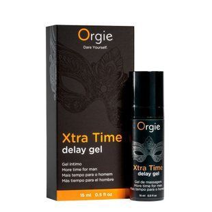 Гель-пролонгатор Orgie Xtra Time Delay Gel, 15 мл, на водній основі, без анестетиків жива фотографія