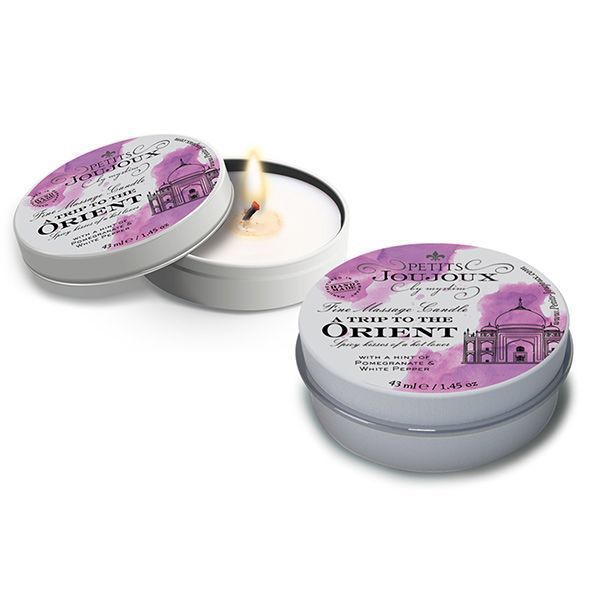 Массажная свечa Petits Joujoux - Orient - Pomegranate and White Pepper (43 мл) с афродизиаками реальная фотография
