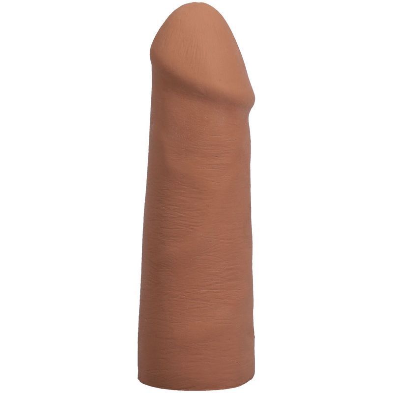 Фалоімітатор Doc Johnson The Realistic Cock ULTRASKYN - 5 Inch Caramel жива фотографія