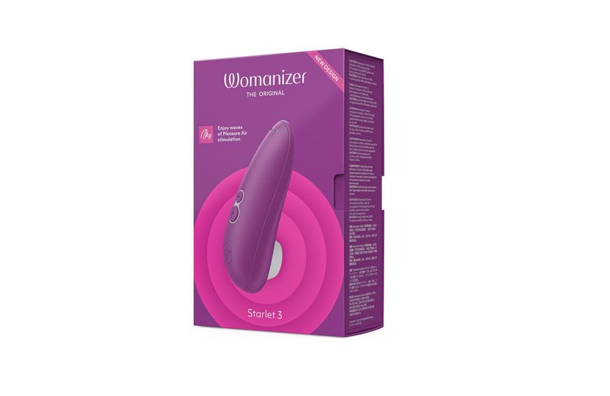 Вакуумний кліторальний стимулятор Womanizer Starlet 3 VIOLET (м'ята упаковка!!!)
