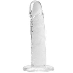 Прозорий фалоімітатор і насадка для страпона Alive Jelly Dildo Speedy, ТПЕ, довжина 17,8 см жива фотографія