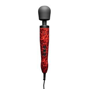 Вібромасажер DOXY Original ROSE PATTERN, дуже потужний, живлення 220В, пульсівні вібрації жива фотографія