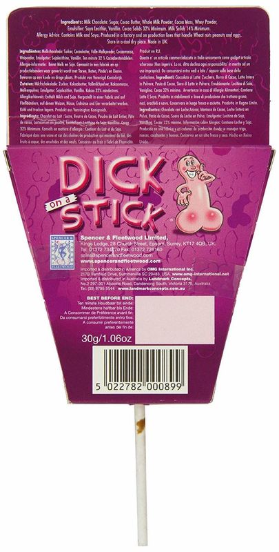 Шоколадный член на палочке Dick on a Stick (30 гр) жива фотографія