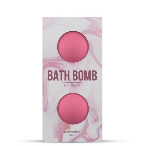 Бомбочка для ванны Dona Bath Bomb - Flirty - Blushing Berry (140 гр) жива фотографія