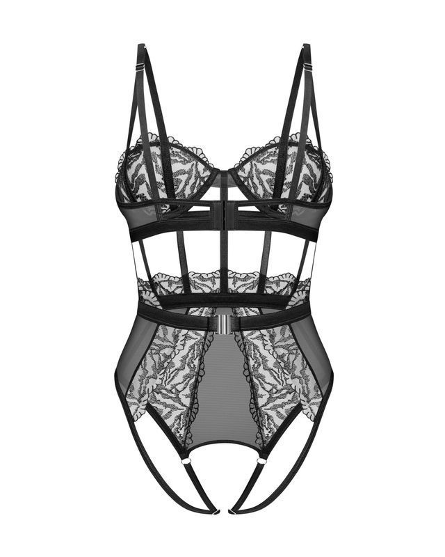 Боді Obsessive Hersis crotchless teddy S/M жива фотографія