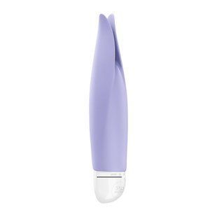 Вібратор з пелюстками Fun Factory VOLITA purple, компактний, дуже тихий, на батарейках