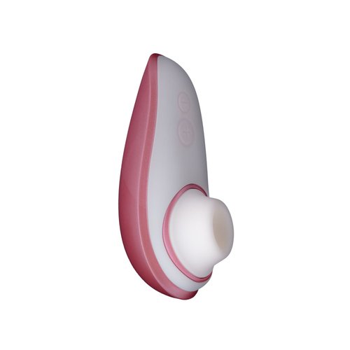 Вакуумний кліторальний стимулятор Womanizer Liberty Pink, магнітна кришка, 2 насадки жива фотографія